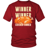 Winner Winner Chicken Dinner Shirt - Funny Gambling Blackjack Vegas Tee - Luxurious Inspirations
