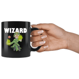 Wizard Cat Black Mug - Funny Class DND D&D Dungeons And Dragons Coffee Cup - Luxurious Inspirations