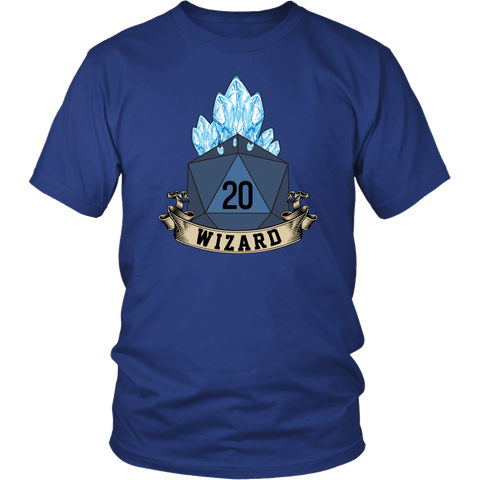 Wizard Dice D20 DND T-Shirt - Luxurious Inspirations