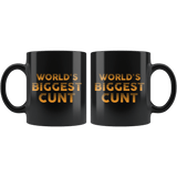 World's Biggest Cunt Mug - Funny Offensive Vulgar Unt Adult Coffee Cup - Luxurious Inspirations