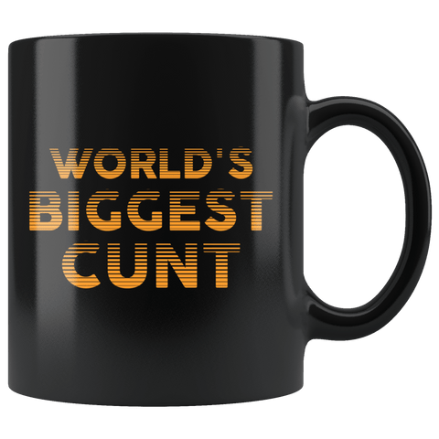 World's Biggest Cunt Mug - Funny Offensive Vulgar Unt Adult Coffee Cup - Luxurious Inspirations