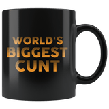 World's Biggest Cunt Mug - Funny Offensive Vulgar Unt Adult Coffee Cup - Luxurious Inspirations