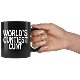 World's Cuntiest Cunt Mug - Funny Cuntasaurus Offensive Vulgar Rude Gag Gift Coffee Cup - Luxurious Inspirations