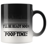 Poop Work Bad Morning Employee Mug - Funny Color Changing Magic Black To White Employee Cofffee Cup - Luxurious Inspirations