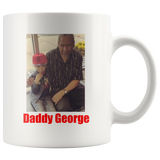 Daddy George White Mug - Binge Prints