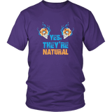 Yes They're Natural T-Shirt - Funny Dice DND D20 D Cup RPG D1 Cleric Tee Shirt - Luxurious Inspirations