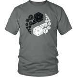 Yin Yang D20 DND T-Shirt - Luxurious Inspirations