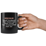 Corporate Email Lingo Funny Work Employee E-Mail Offensive Rude Coffee Cup Mug V2 Bigger Font - Luxurious Inspirations