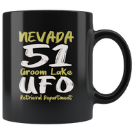 Nevada 51 Groom Lake UFO retrieval department happening Hwy 375 motel flying saucers they can't stop all of us September 20 2019 United States army extraterrestrial space green men coffee cup mug - Luxurious Inspirations