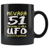 Nevada 51 Groom Lake UFO retrieval department happening Hwy 375 motel flying saucers they can't stop all of us September 20 2019 United States army extraterrestrial space green men coffee cup mug - Luxurious Inspirations