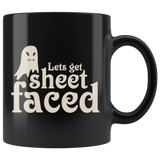 Let's Get Sheet Faced Ghost Witch Halloween Costumes Children Candy Trick or Treat Makeup Mug Coffee Cup - Luxurious Inspirations